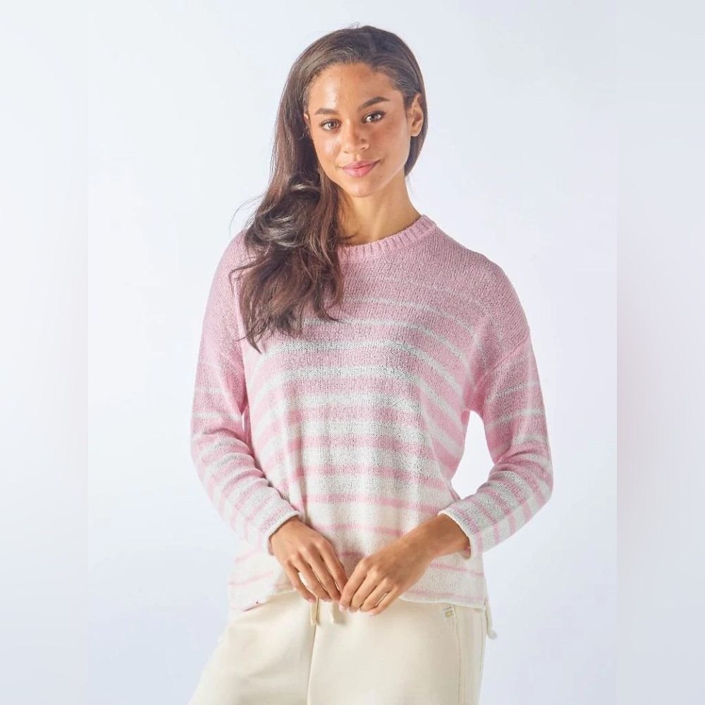 Simply Southern Nantucket‎ Pink Sweater size S